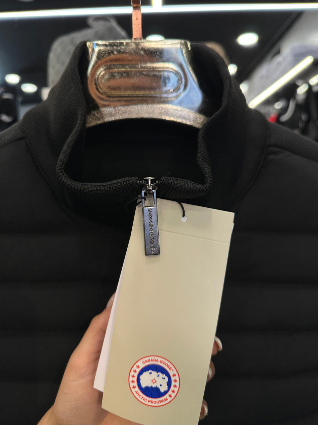 CANADA GOOSE - ΜΑΥΡΟ ΜΠΟΥΦΑΝ