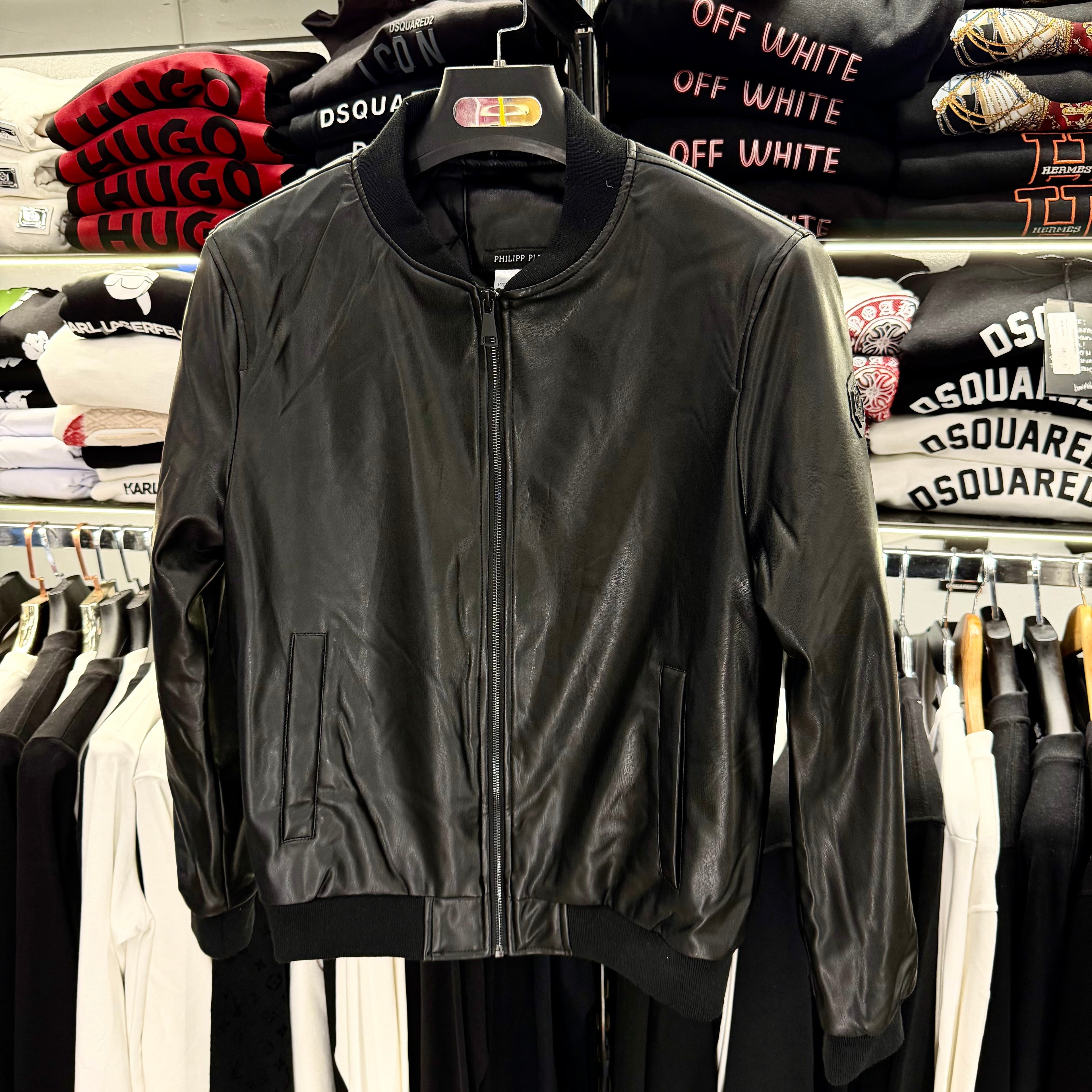 PHILIPP PLEIN - ΔΕΡΜΑΤΙΝΟ ΜΠΟΥΦΑΝ