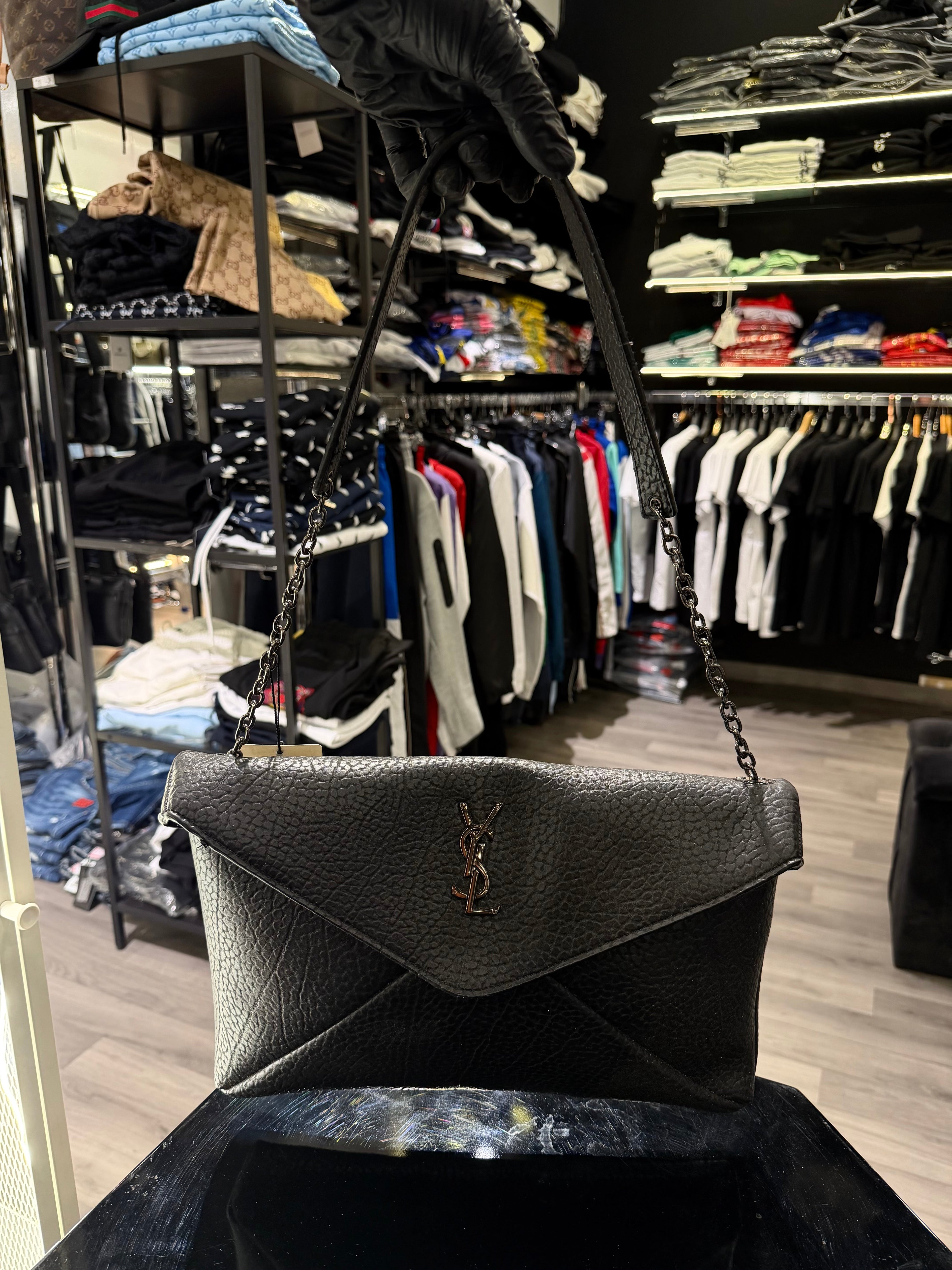 WOMEN BAGS - Saint Laurent Uptown Chain Wallet