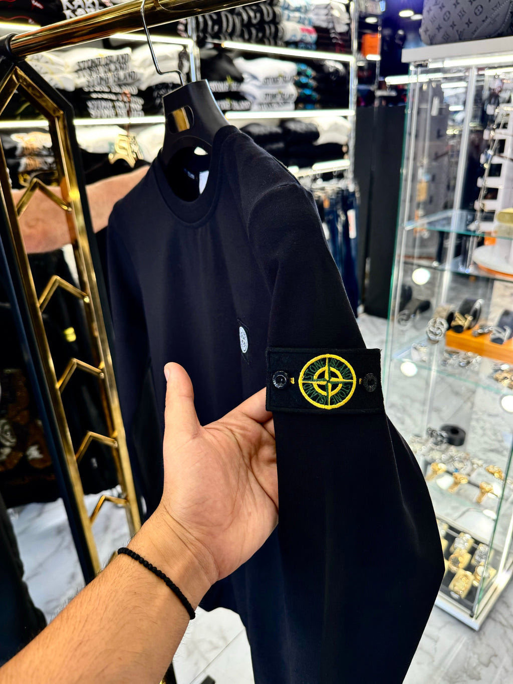 STONE ISLAND - ΜΑΥΡΟ ΦΟΥΤΕΡ HIGH QUALITY