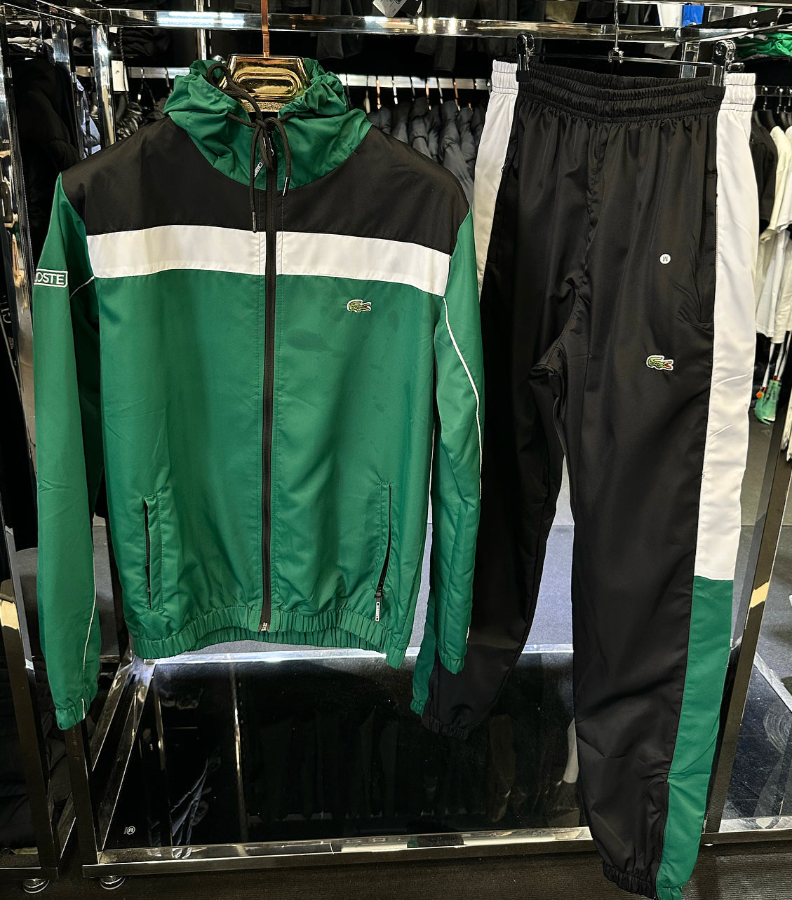 LACOSTE ΣΕΤ - ΠΡΑΣΙΝΟ ΜΑΥΡΟ B90 ΣΕΤ ΦΟΡΜΕΣ