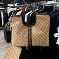 WOMEN BAGS - Gucci Giglio GG Canvas Tote
