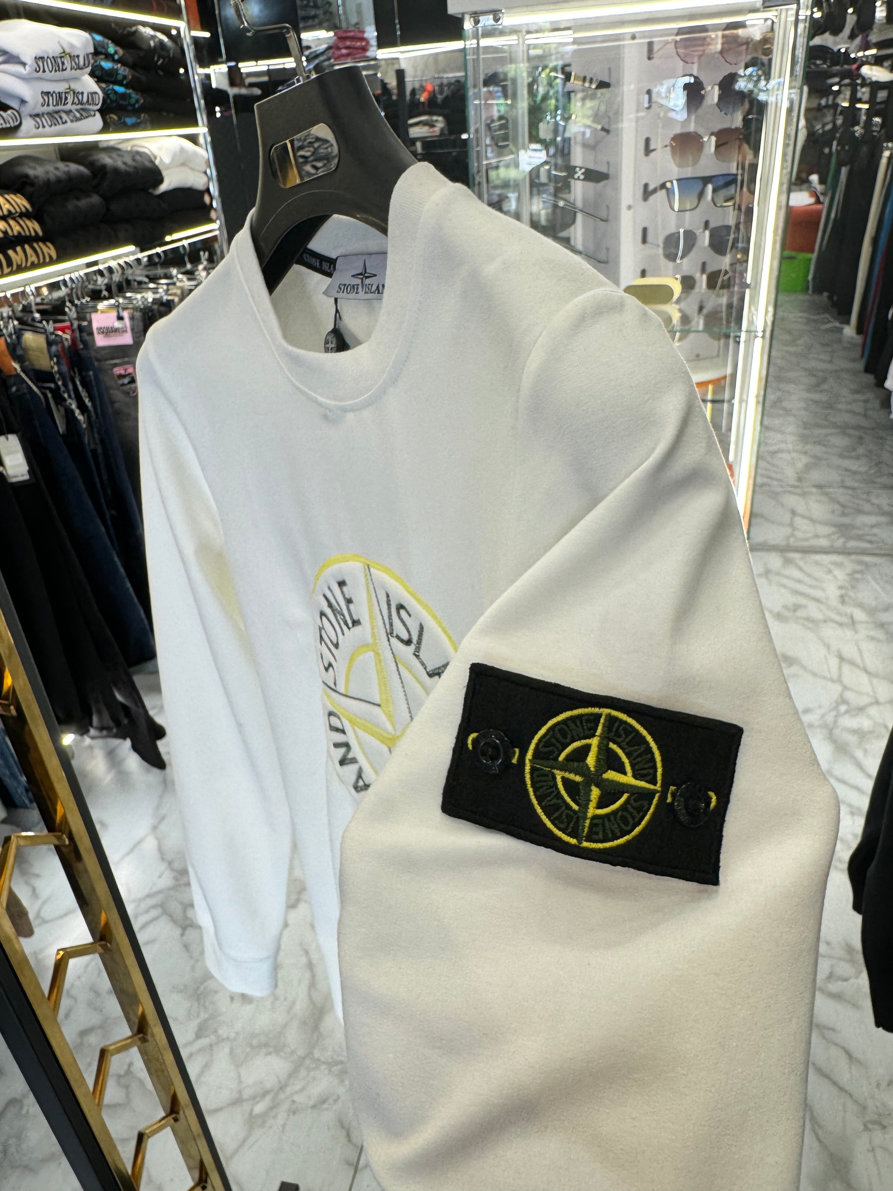 STONE ISLAND - ΛΕΥΚΟ ΦΟΥΤΕΡ HIGH QUALITY