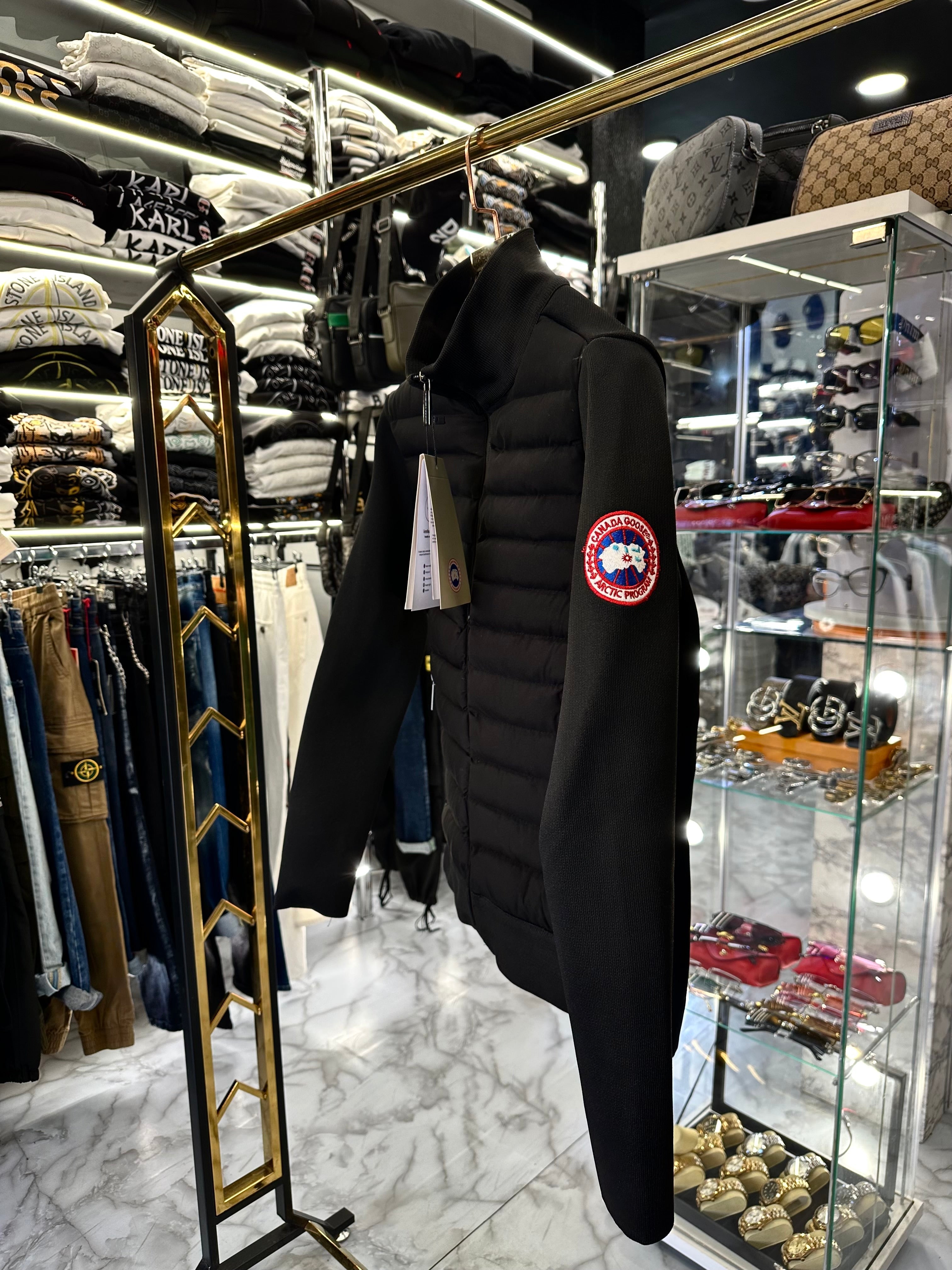CANADA GOOSE - ΜΑΥΡΟ ΜΠΟΥΦΑΝ
