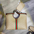WOMEN BAGS - Gucci Giglio GG Canvas Tote
