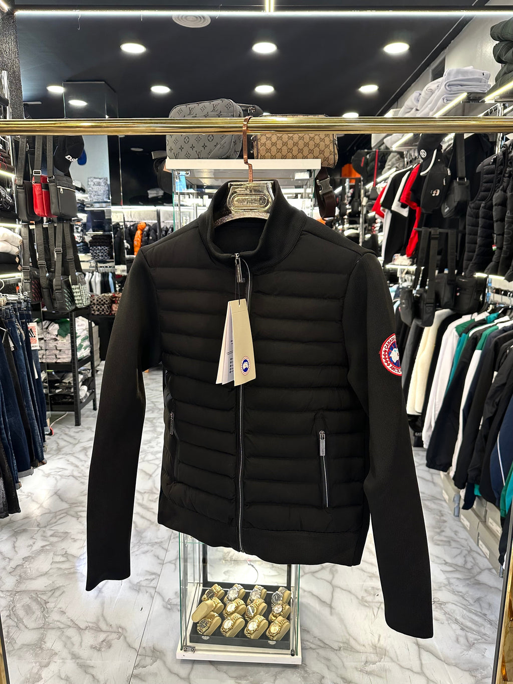 CANADA GOOSE - ΜΑΥΡΟ ΜΠΟΥΦΑΝ