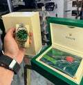 Rolex Datejust Χρυσό με Πράσινη Πλάκα