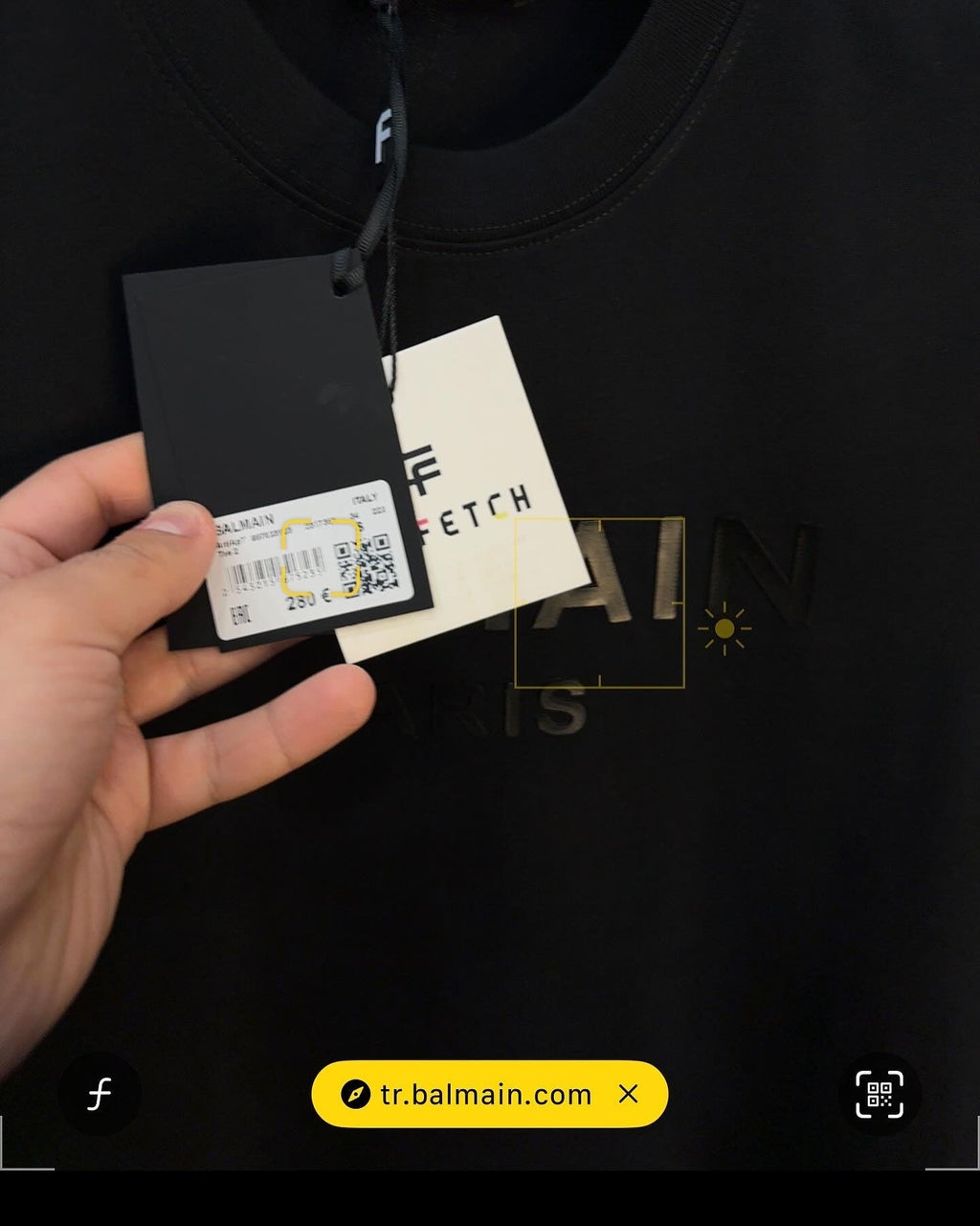 Balmain Paris T-Shirt Black